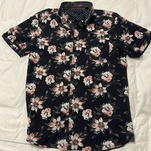 LIKE NEW - Ted Baker - Size 3 - Floral Casual Button Down Shirt